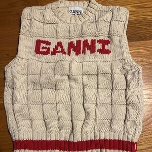 Ganni sweater vest